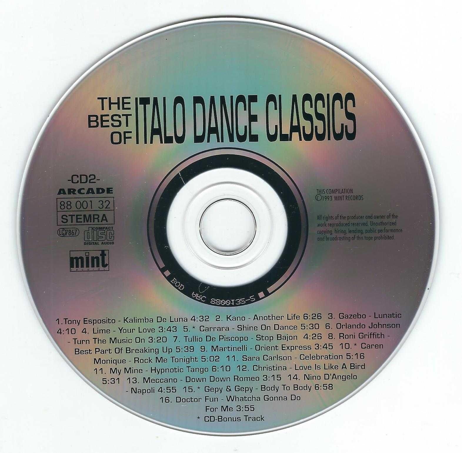 2 CD VA - The Best Of Italo Dance Classics (1993) (Mint Records)
