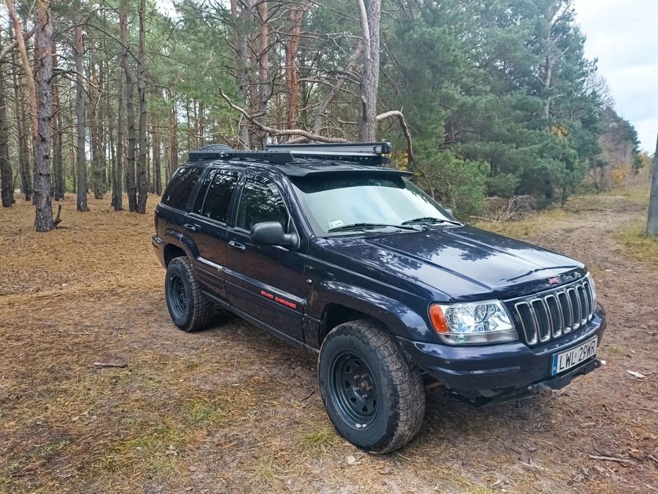 Jeep Grand Cherokee Jeep Grand Cherokee WJ 4.0 LPG – w teren, z zabudową do spania