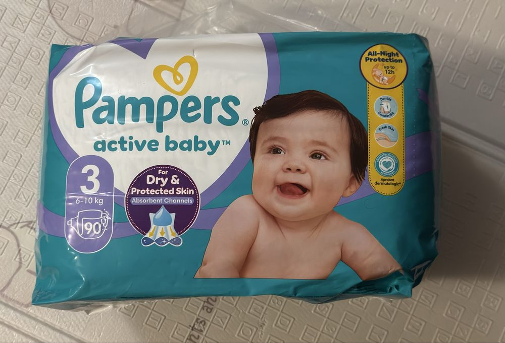 Підгузки Pampers 3 розмір 90 шт