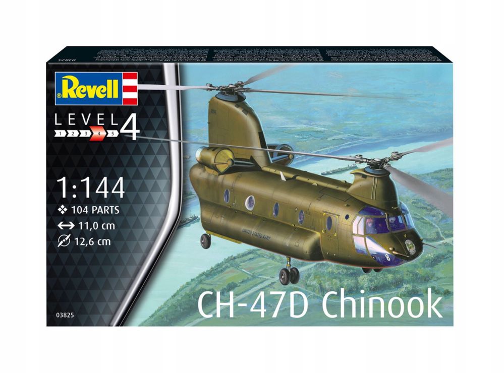 Model do sklejania  Revell 03825 slala 1:144 CH-47D Chinook