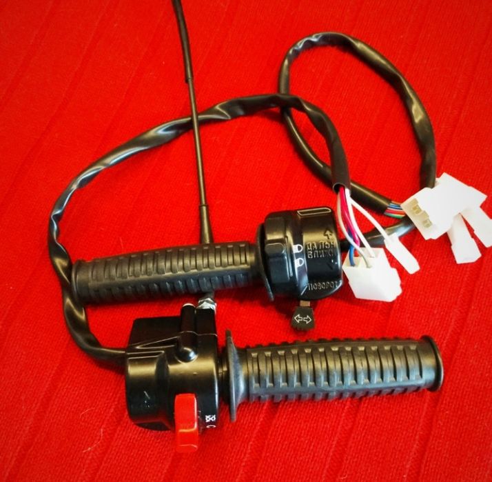 Комплект"Мінськ" карбюратор PZ30 трос газа перехідник ручка перемикачі