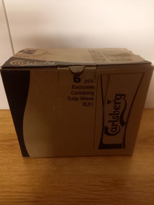 Пивные бокалы,набор, Carlsberg Tulip Wave