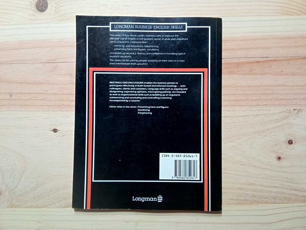 Livro "Meetings And Discussions" de Nina O'Driscoll e Adrian Pilbeam