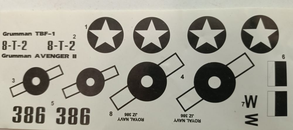 Модель 1/72 ЭВЕНДЖЕР торпедоносец