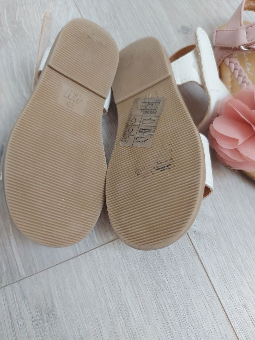 Sandałki dla dziewczynki rozm 25 reserved h&m