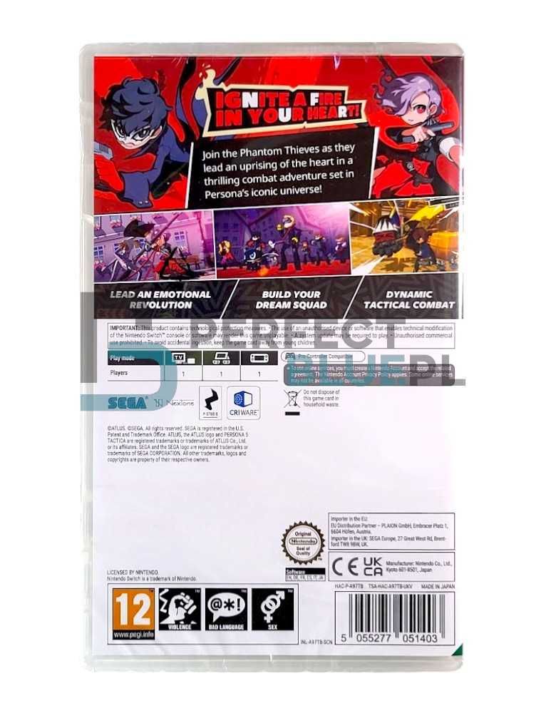 Persona 5 Tactica / Gra Nintendo Switch / Sklep Perfect Blue / Służew
