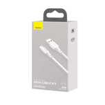 BASEUS kabel USB A do Typ C 2,4A Wisdom 2 sztuki 1,5 m biały