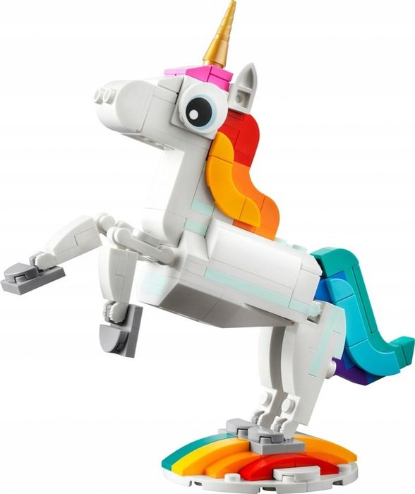 Lego Creator 3w1 Magiczny Jednorożec 31140 + Urodzinowy Niedźwiedź 305
