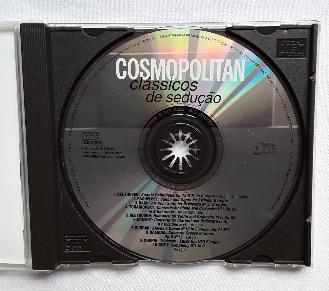 CD de música: Clássicos de Sedução - Cosmopolitan