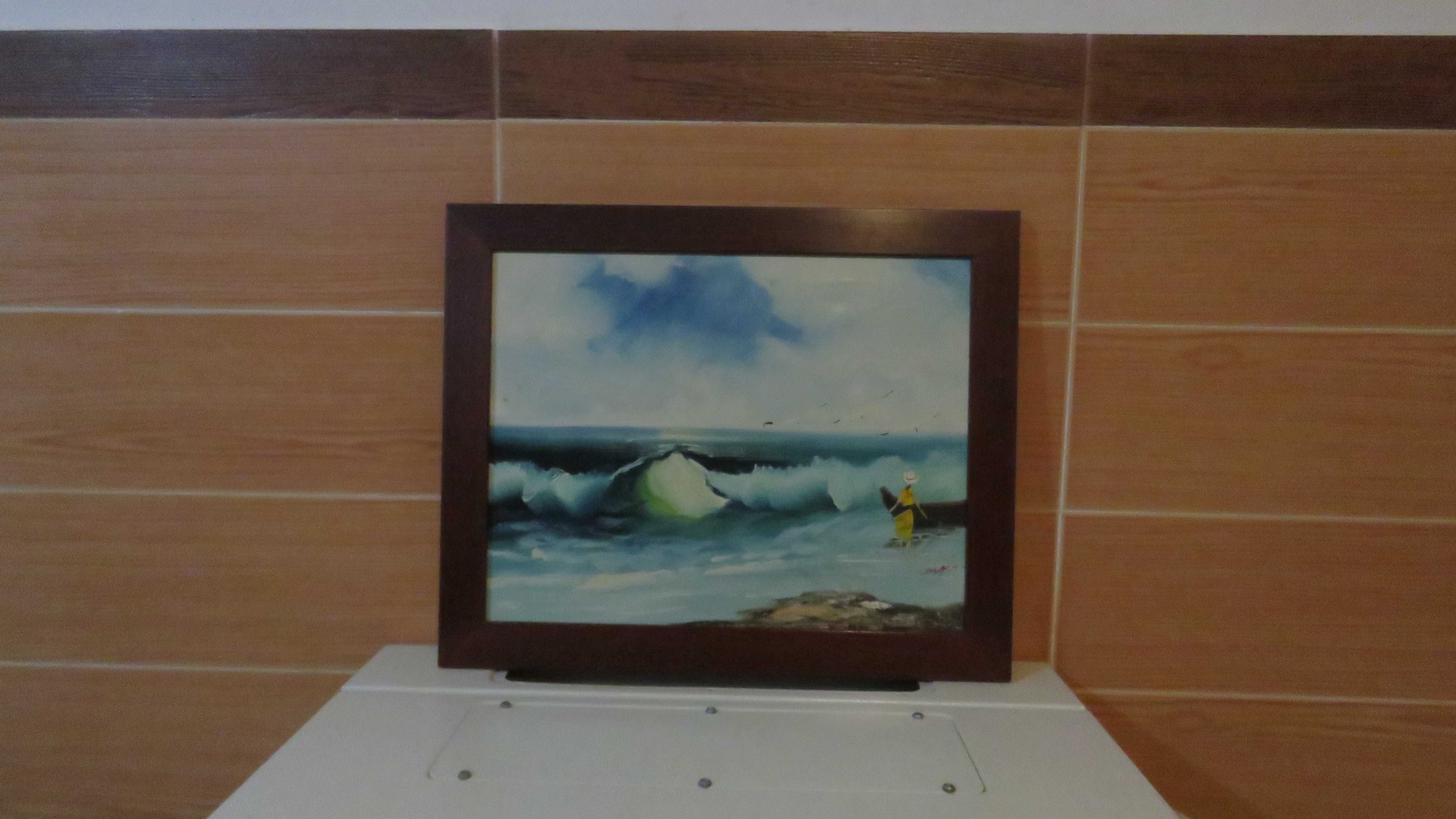 Pintura a óleo assinada