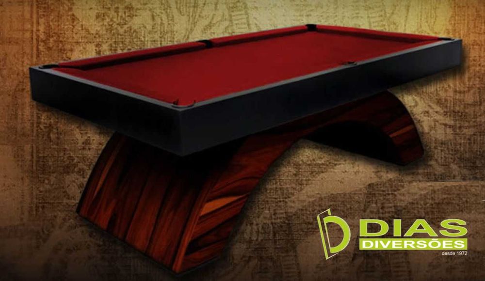 Bilhar/Snooker modelo "Porto" - Novos - (da fábrica para sua casa)