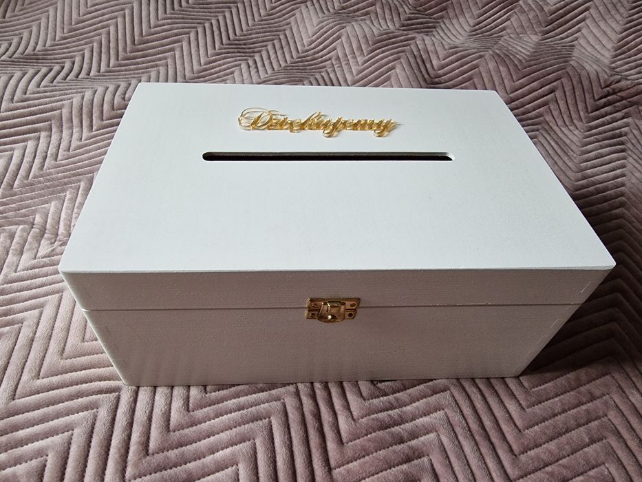 Pudełko ślubne na koperty lub do orkiestry