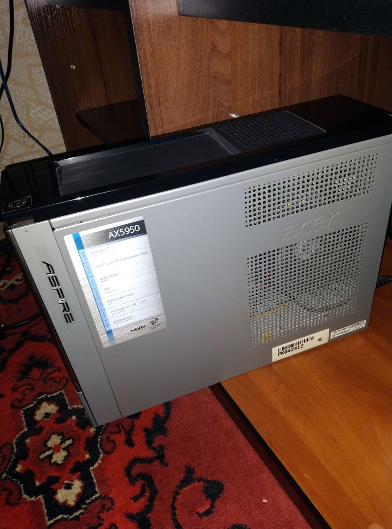 Продам настільний( стаціонарний) комп'ютер ACER AX-5950 .