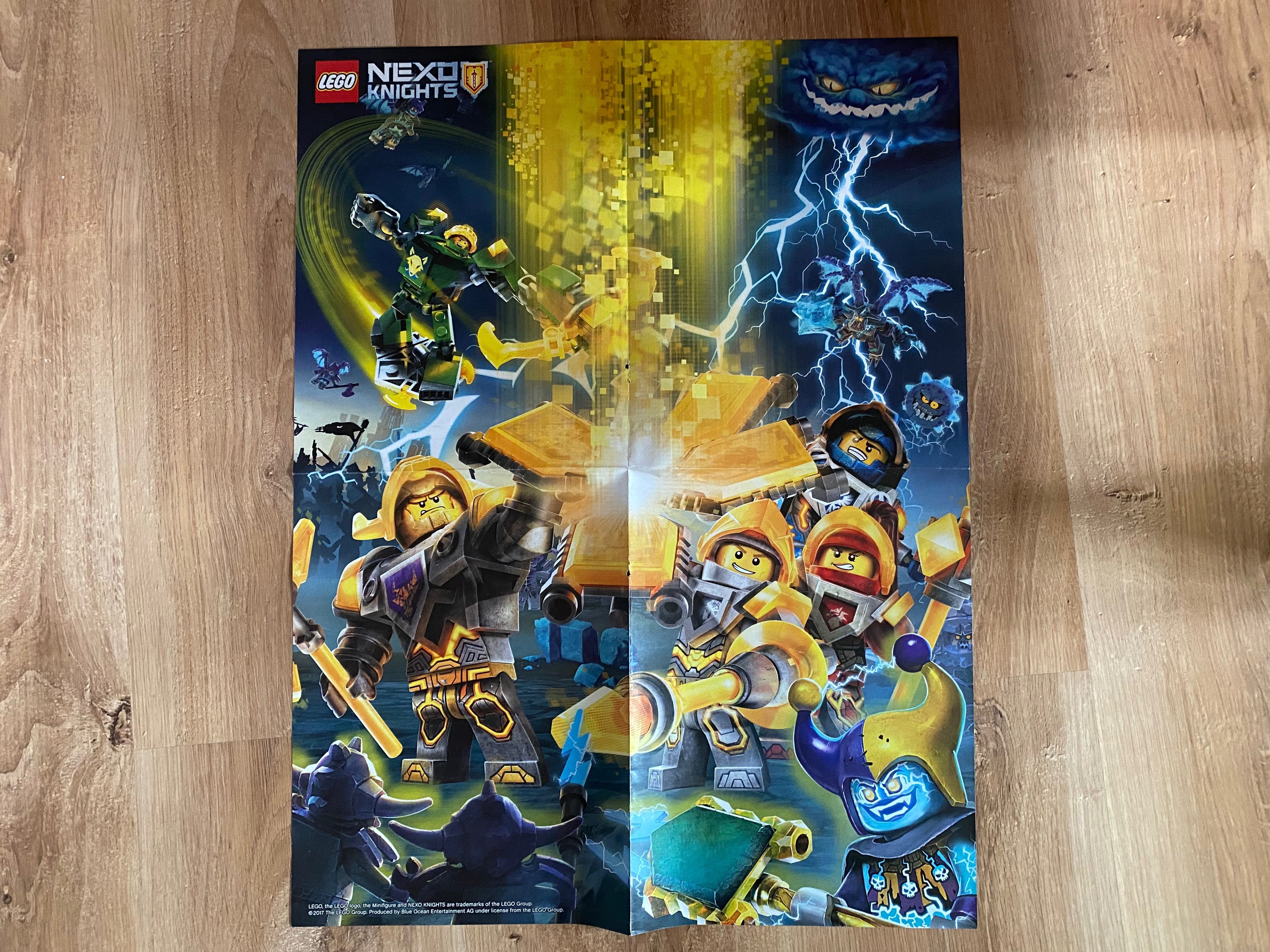 Lego Nexo Knights album na naklejki z naklejkami plakat 2017 db/bdb