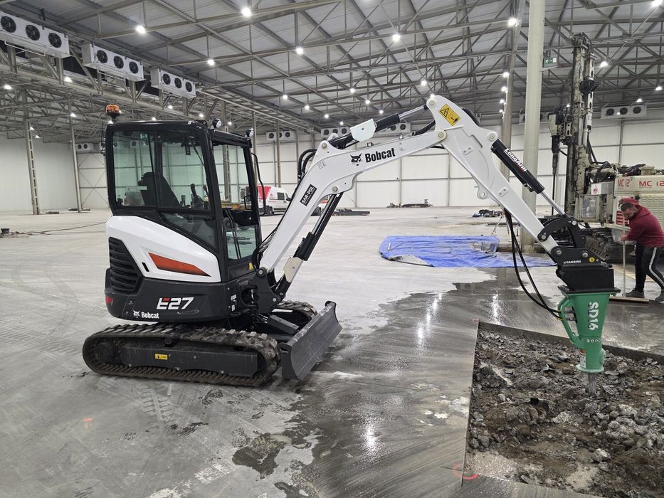 Usługi minikoparka 2 i 3tony, wynajem minikoparki, przyłącza wody