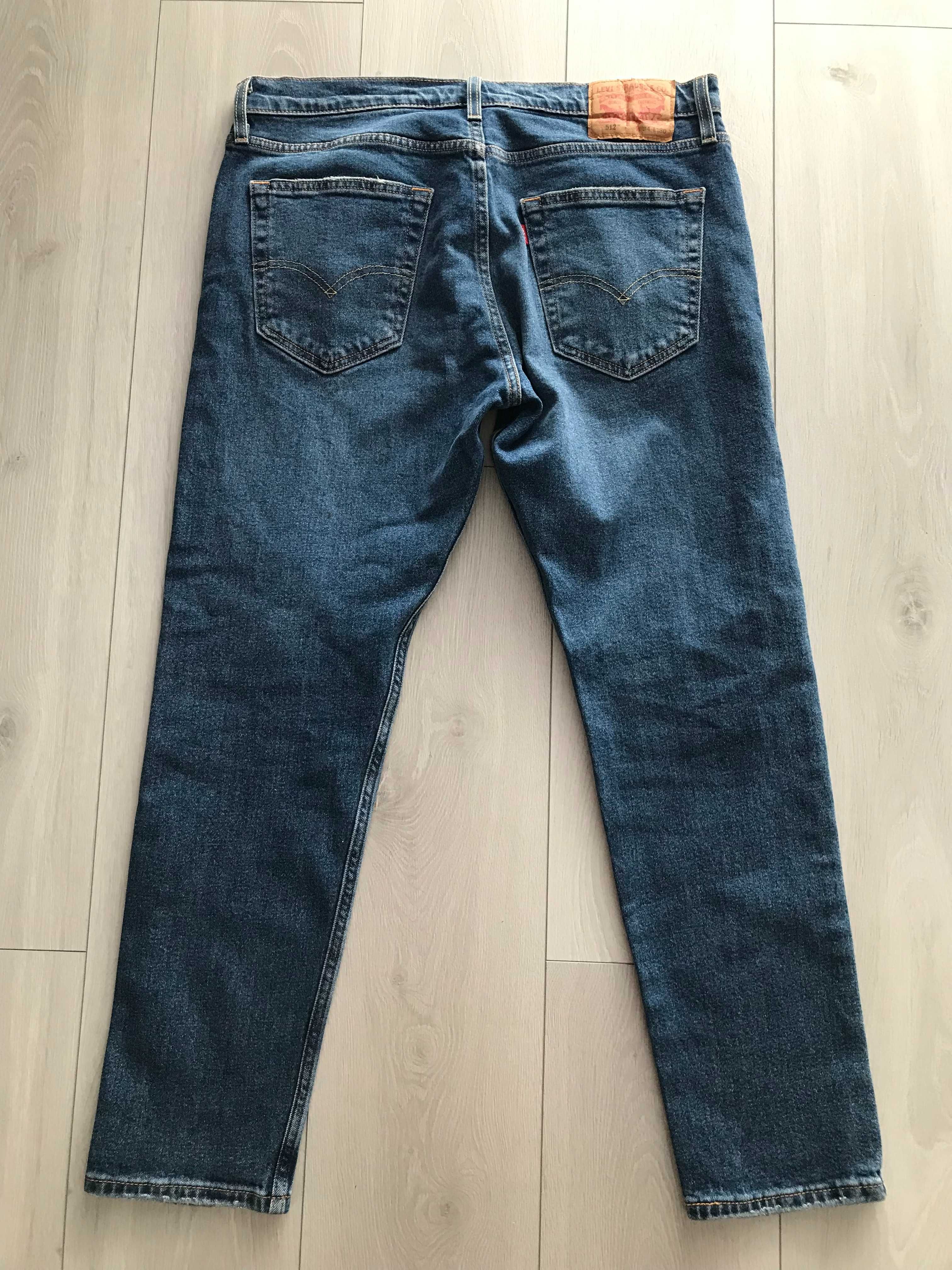 LEVIS 512 r.34/30 oryginalne spodnie jeansowe męskie