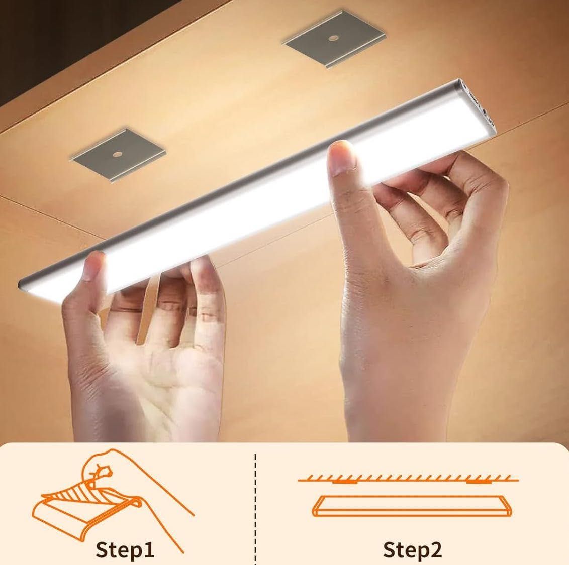 Oświetlenie LED pod szafkę 58cm czujnik ruchu