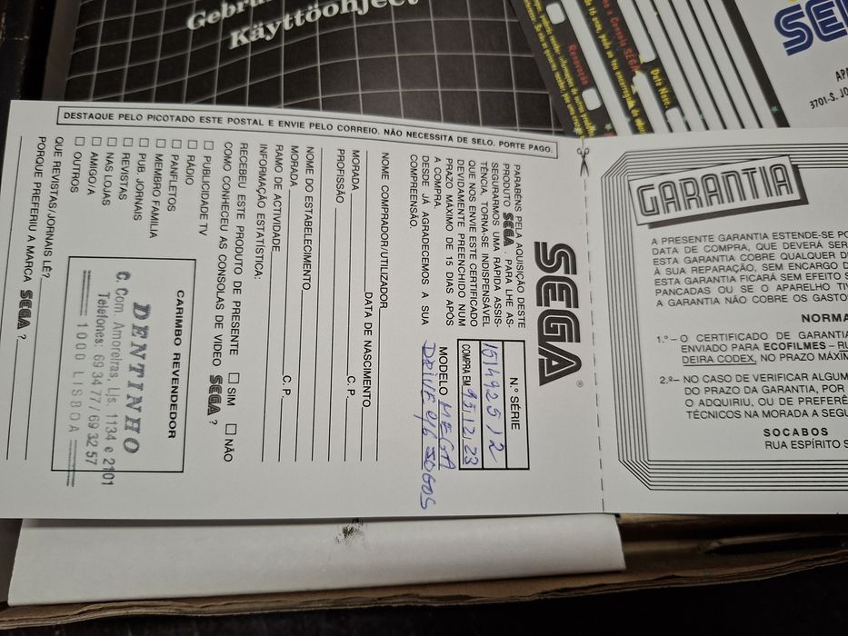 Mega drive consola e jogos