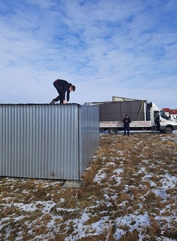 Schowek blaszany wiata mobilna 3x5 garaż blaszak - producent