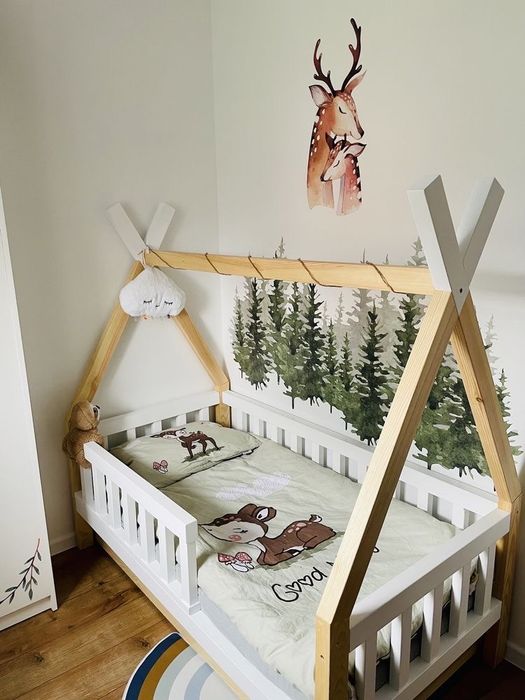 Tipi, łóżko drewniane dla dziecka,