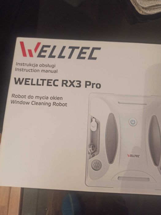 Robot do mycia okien. Welltec RX3 Pro z pilotem