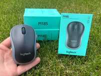 Мышь беспроводная Logitech M185 в коробке пломба (черная)