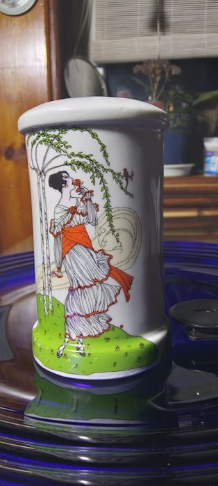 Porcelanowa skarbonka z kluczykiem