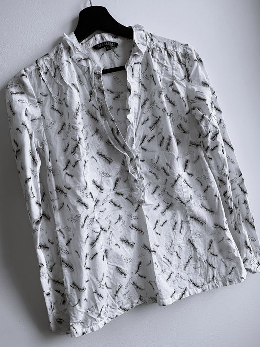 Koszula bawełniana w pióra 34, XS
