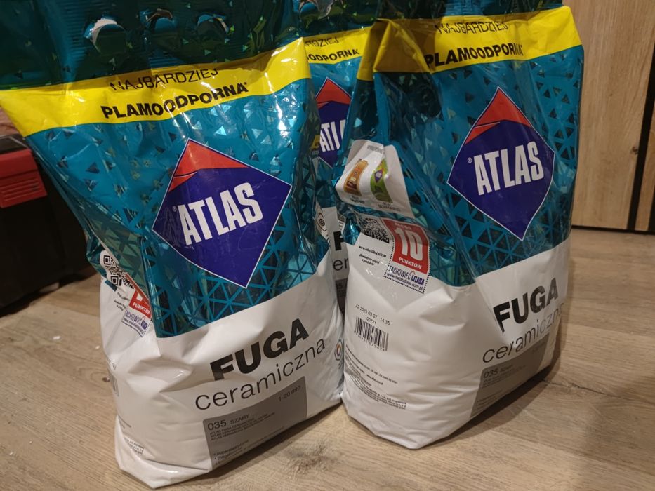 Fuga ceramiczna Atlas 035 szary 15kg