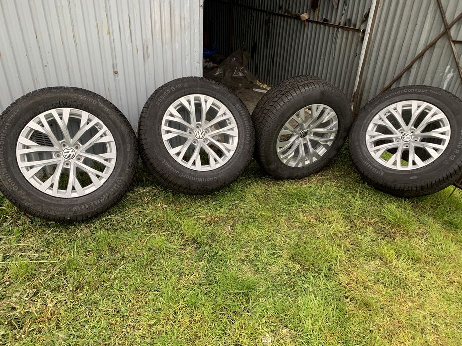 Nowe Alufelgi  z nowymi oponami touareg 3 255/60/18 model cascada