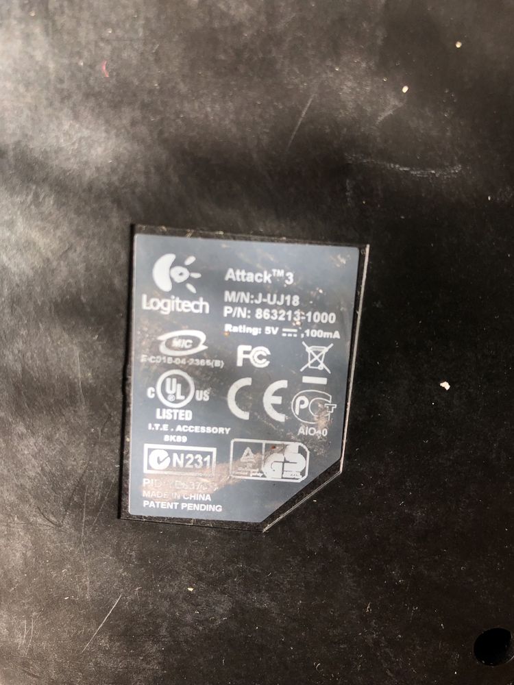 Джостик Logitech attack 3