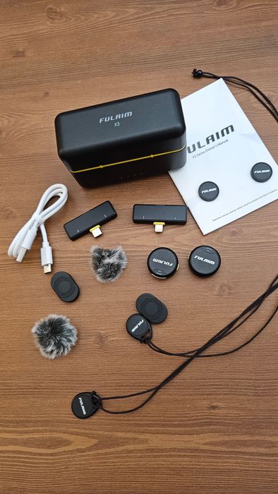 Microfone Wireless Fulaim X3