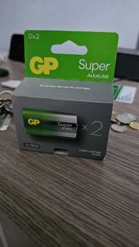 Nowe baterie Typu D GP super alkaline