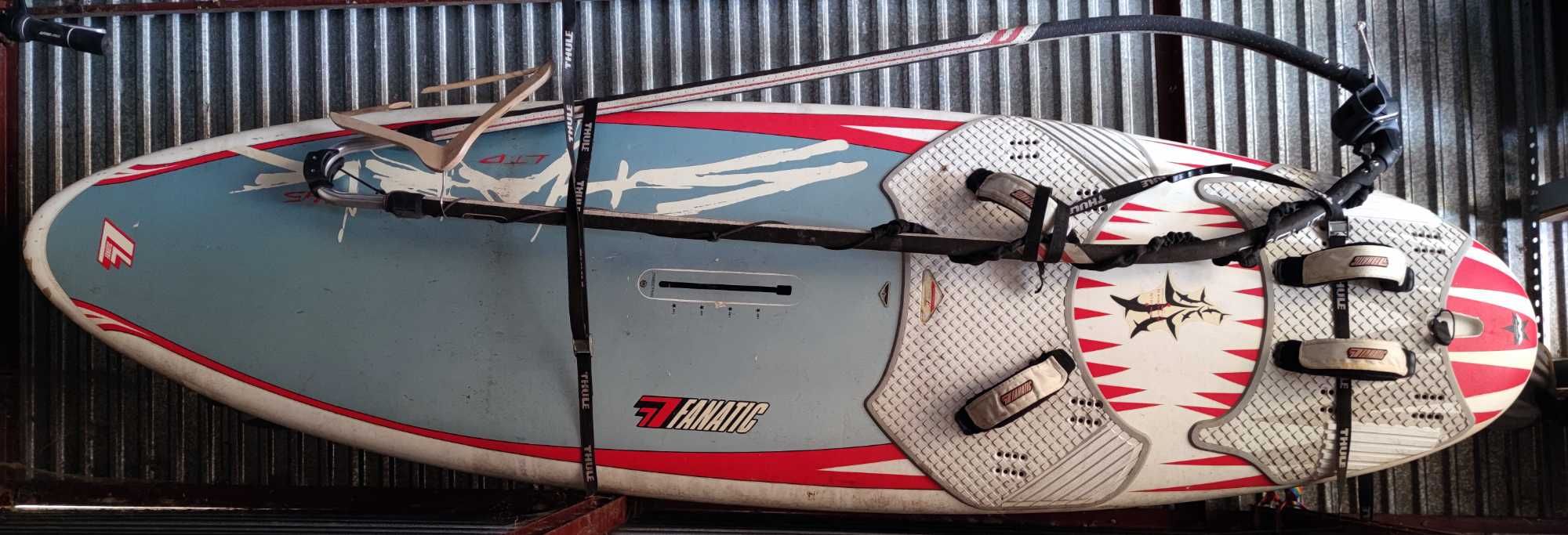 Windsurfing komplet używane - deska, maszt, żagiel, oprzyrządowanie