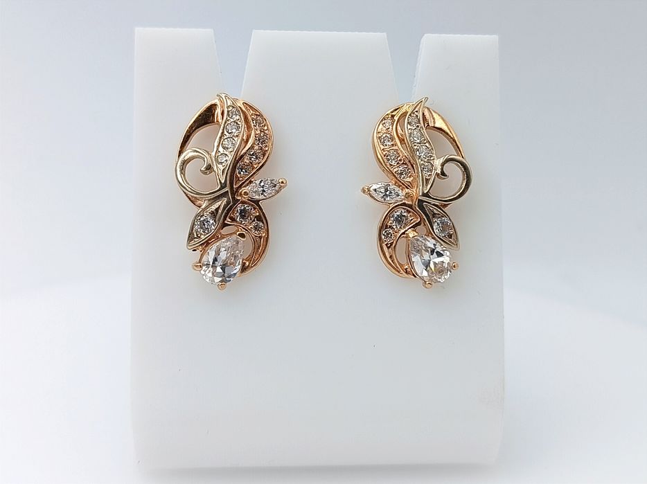 Золотые серьги 585