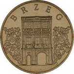 2 zł GN . Historyczne miasto - Brzeg . Rok 2007 .