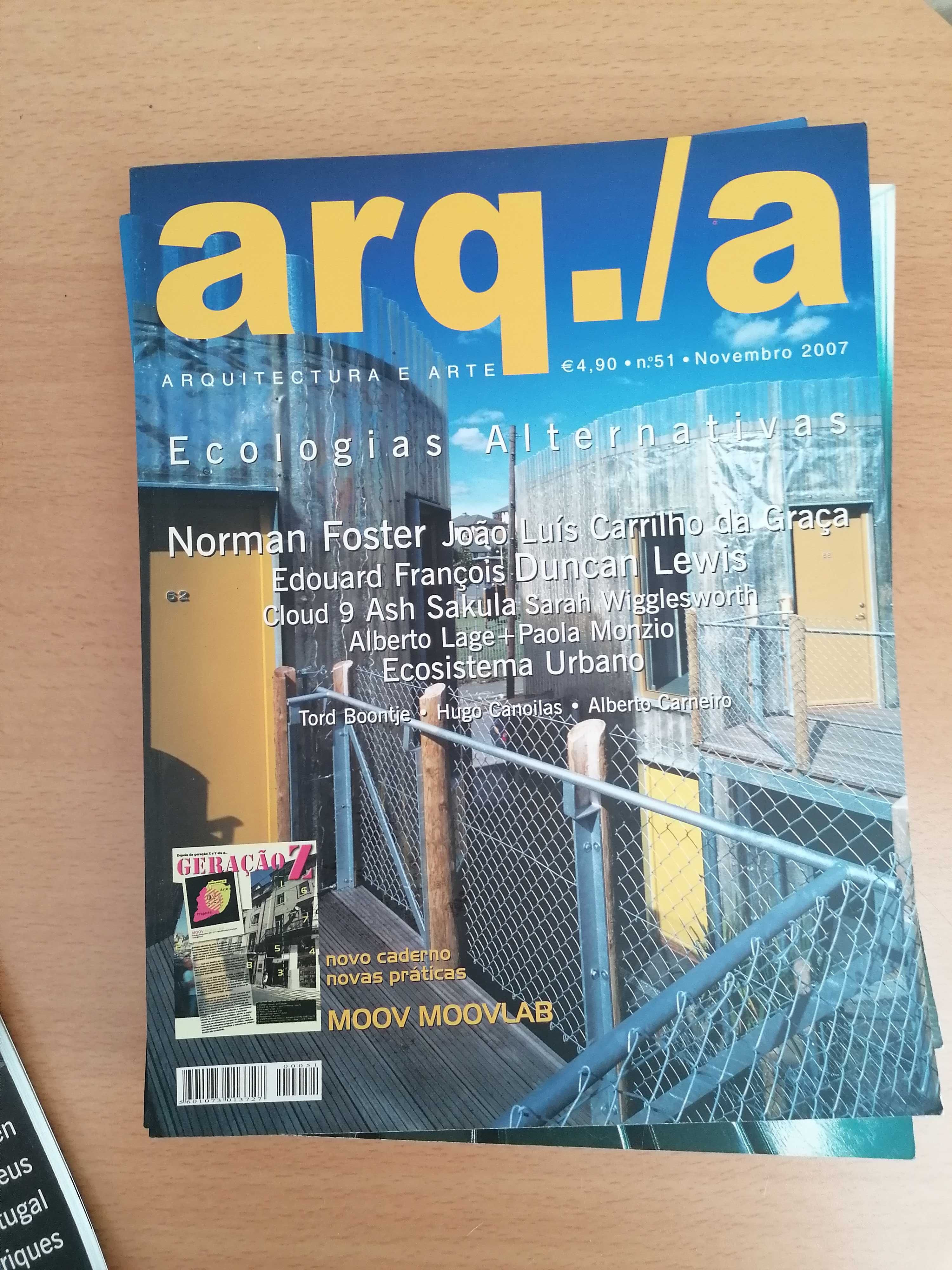 Revistas arq./a números 47/48, 49, 50, 51 e 53