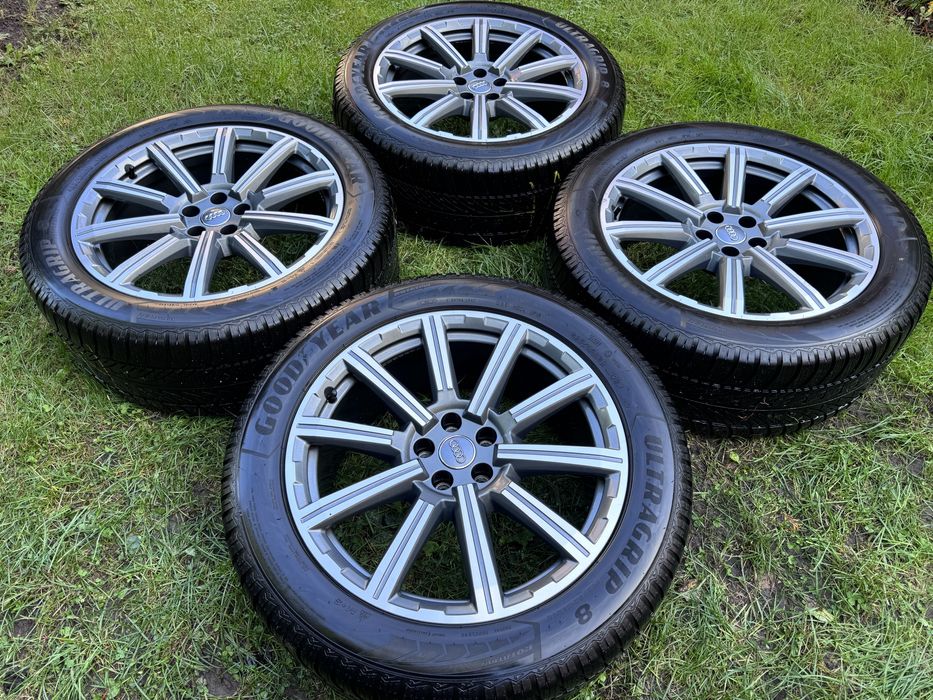 Kola Felgi Alu Audi Q7 Q8 285/45/20 Goodyear zima 2021r. Oryginal