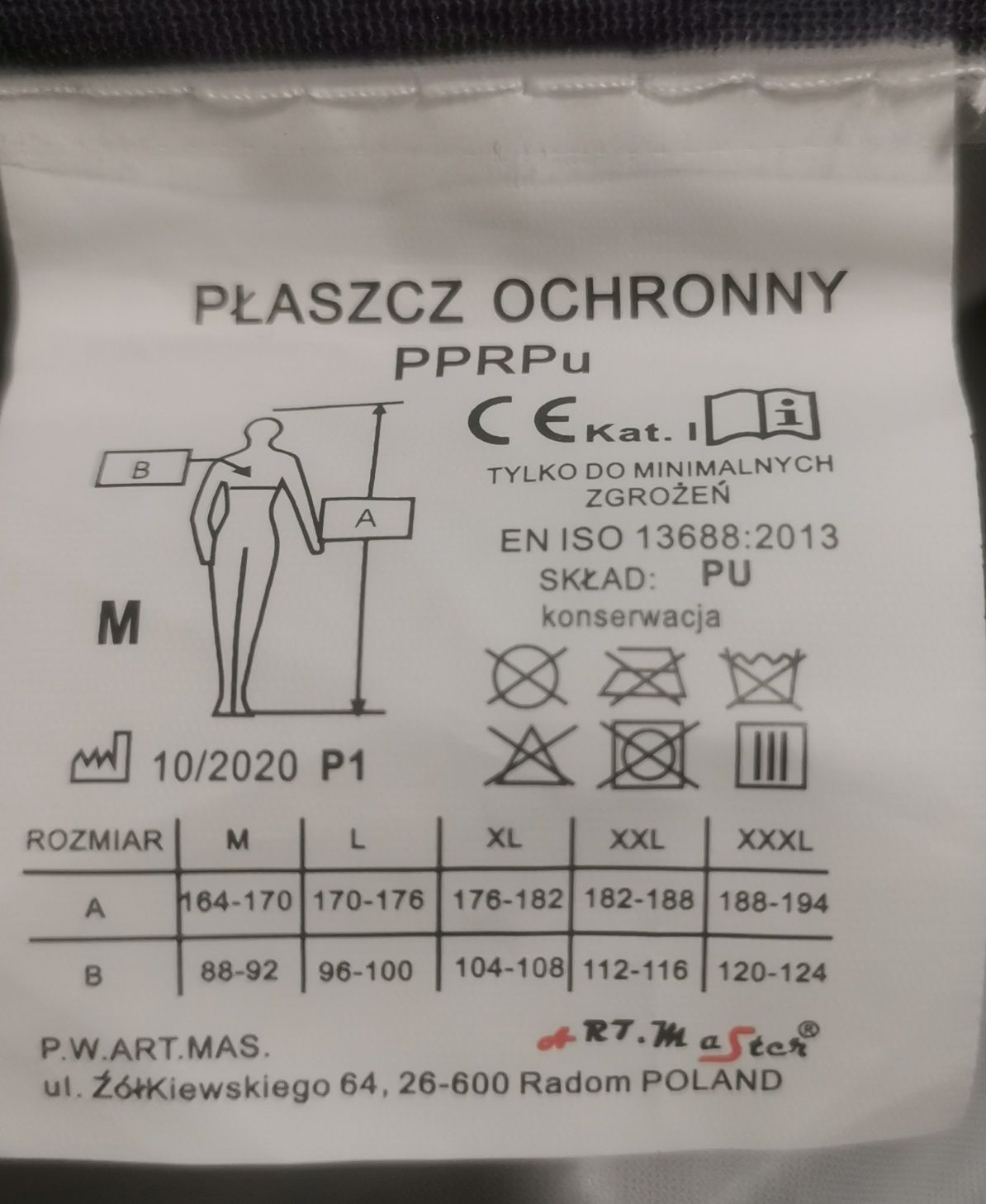 Płaszcz przeciwdeszczowy