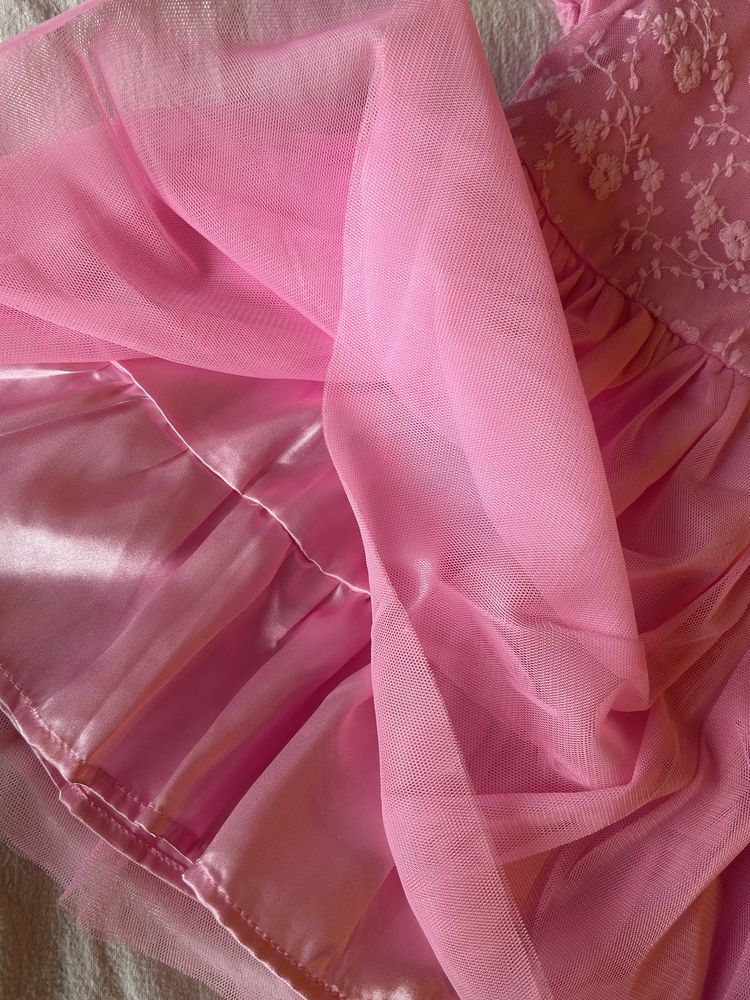 Różowa sukenka dla dziewczynki 86 roczek wesele