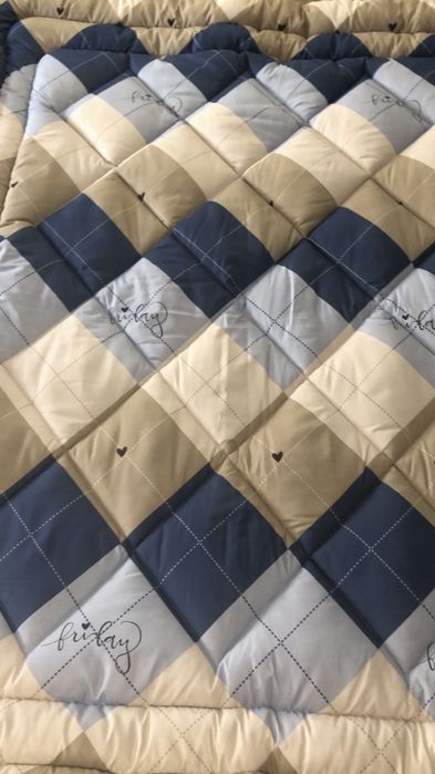 Тёплое одеяло из овечьей шерсти полуторное 150х215 ковдра зимова