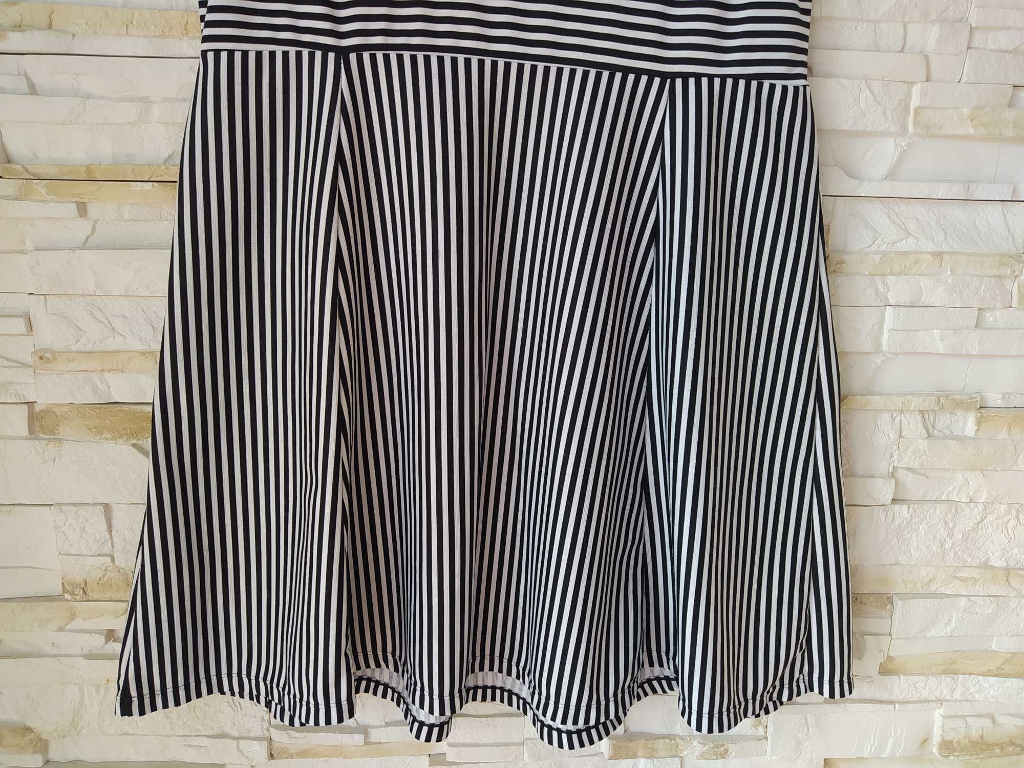 Sukienka letnia w paski H&M r.XL XXL