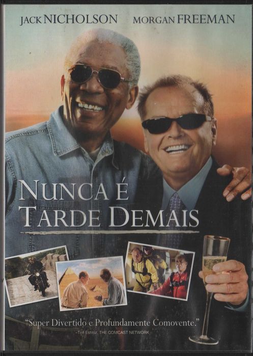 Dvd Nunca É Tarde Demais- comédia-Jack Nicholson/Morgan Freeman-extras