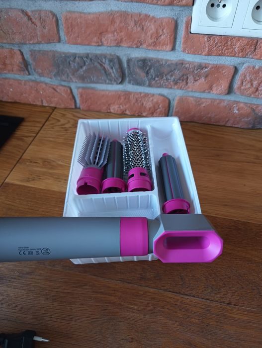 Suszarka, prostownica, lokówka, zestaw do włosów 5w1, na prezent