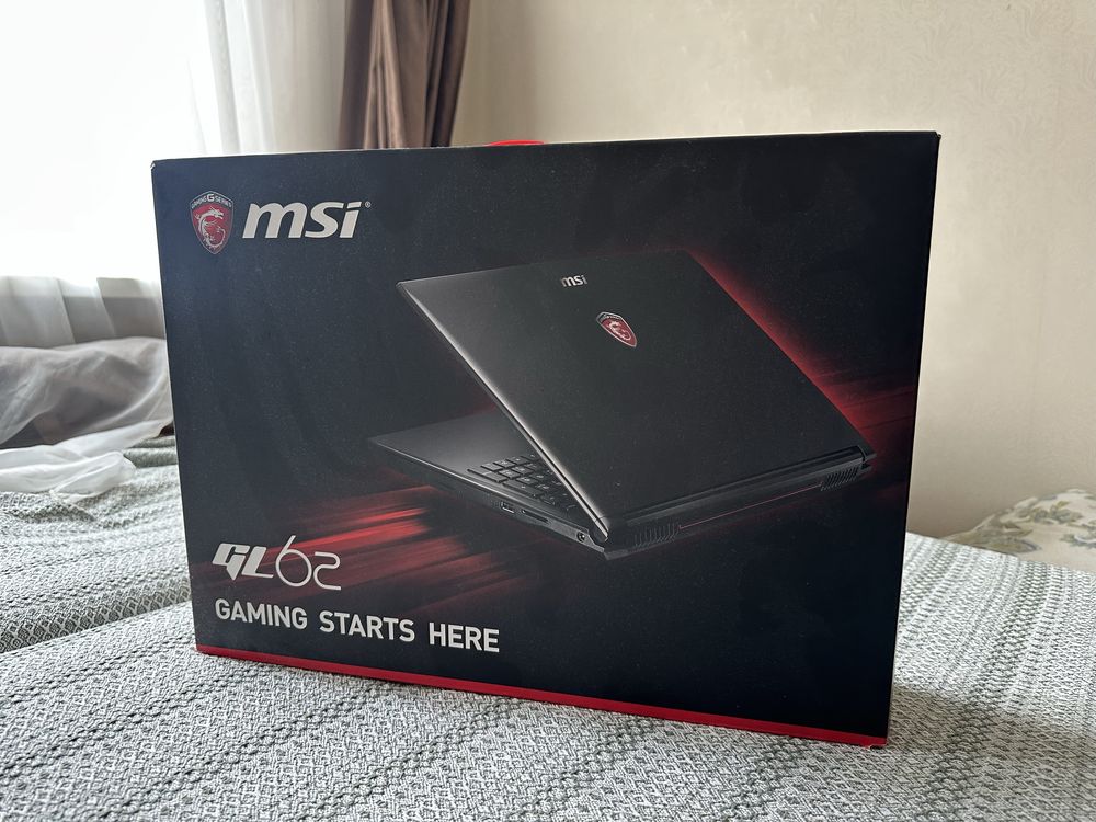 Msi gl62 6qf i7-6700hq/ gtx 960m 2gb/ ram 8gb/ hdd 1tb ігровий ноутбук