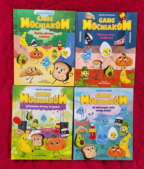 Kolekcja Seria Gang Mocniaków 4 szt  książka Biedronka