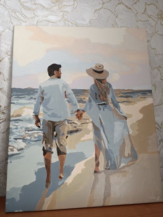 Картина "Пара на море" 40×50