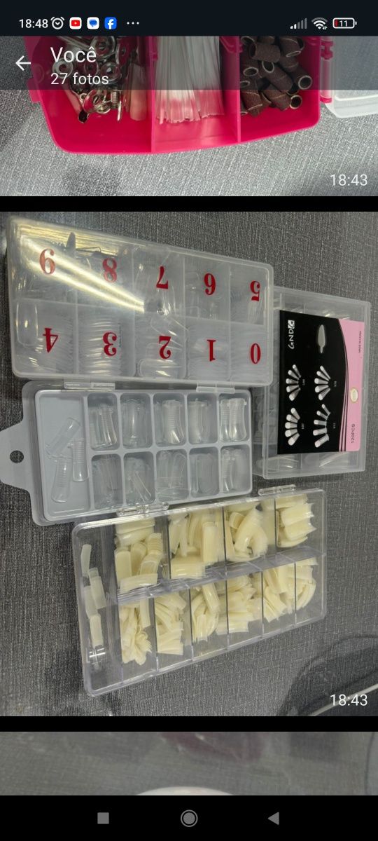 Material completo de manicure