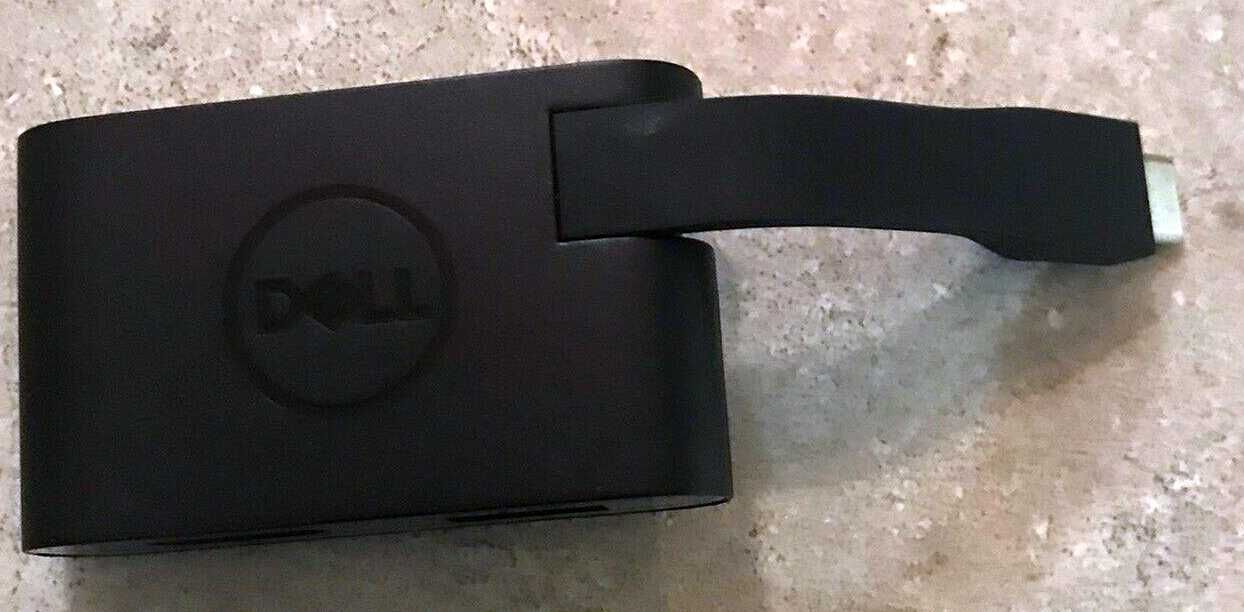 Адаптер DELL DA200 USB, Type-C 3.0, HDMI, VGA, RJ45 Ethernet