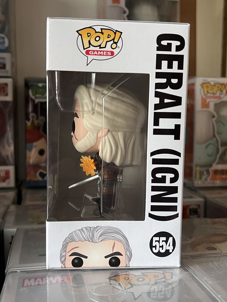 Geralt 554 Igni The Witcher Funko Pop